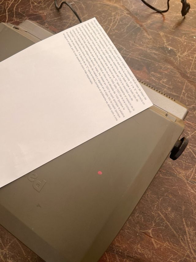 Panasonic KX-R194 La impresora vintage