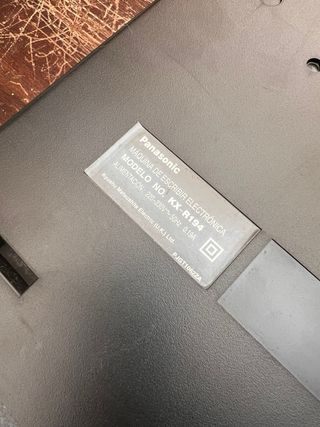 Panasonic KX-R194 máquina escribir sin distracción