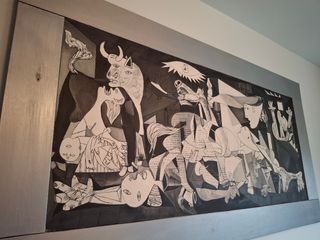 Cuadro pintado a mano Guernica