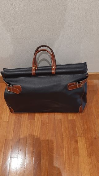 Bolso de viaje azul como nuevo