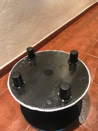 Mesa auxiliar redonda