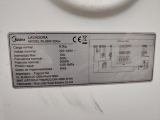 Lavadora Midea
