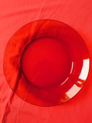 2 "DURALEX" FUENTE OVALADA Y ENSALADERA REDONDA