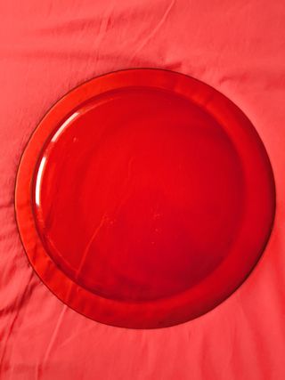 2 "DURALEX" FUENTE OVALADA Y ENSALADERA REDONDA