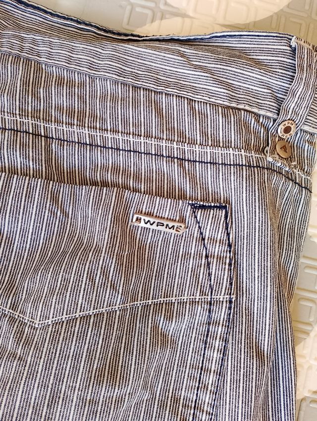 Pantaloni uomo righe tg L