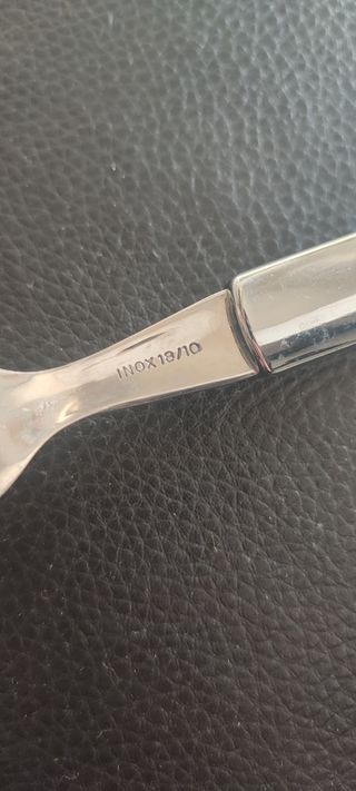 Posate acciaio inox e alabastro