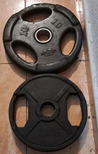 PESAS LOTE DISCOS OLIMPICOS 50KG DE 50MM