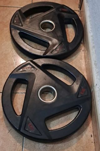 PESAS LOTE DISCOS OLIMPICOS 15KG DE 50MM