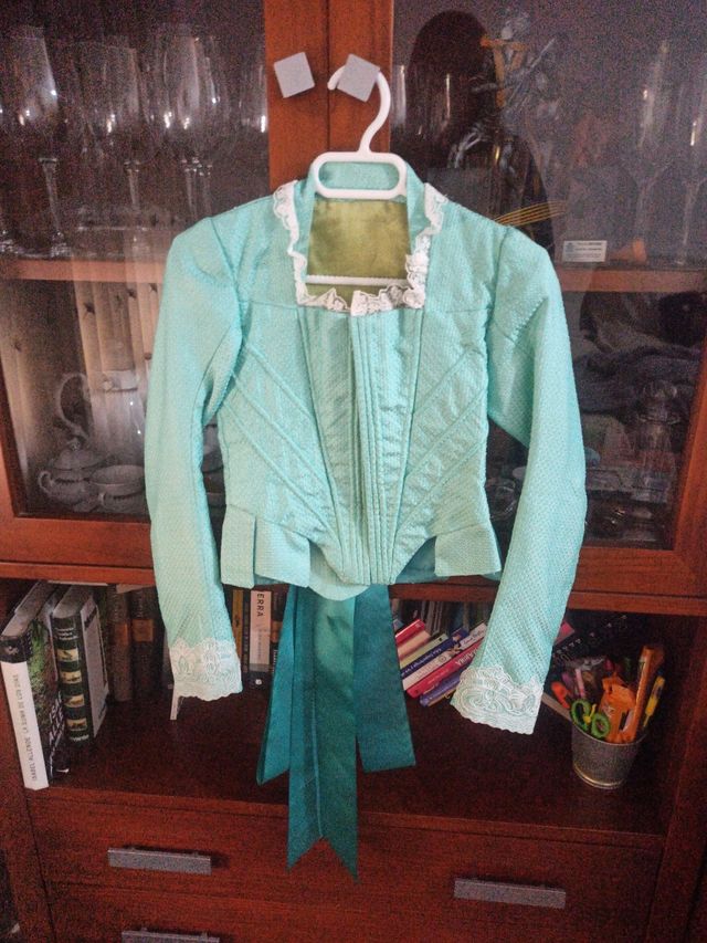 Corpiño fallera niña  manga larga