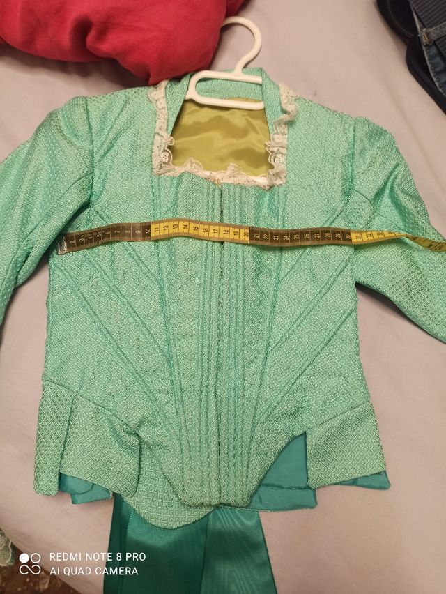 Corpiño fallera niña  manga larga