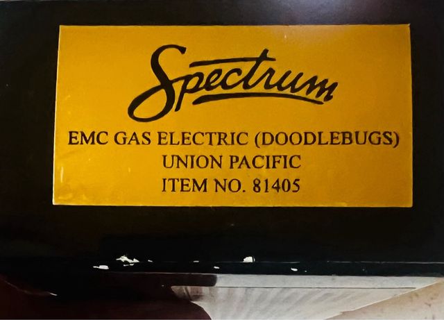 Spectrum EMC Gas Electric Union Pacific 81405