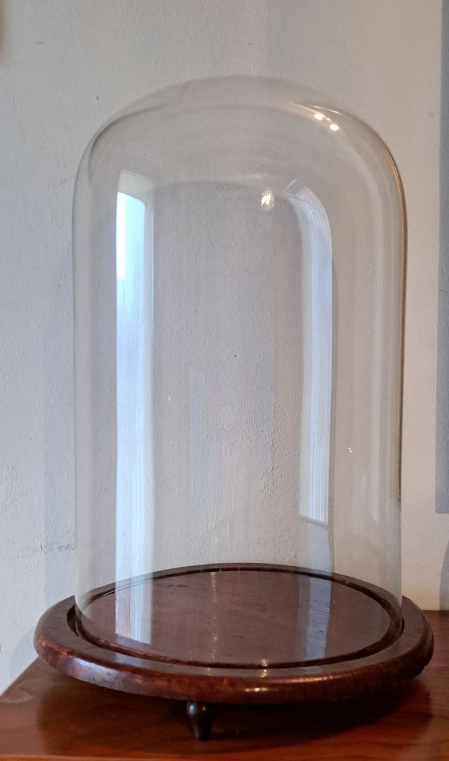 Antiguo fanal de cristal