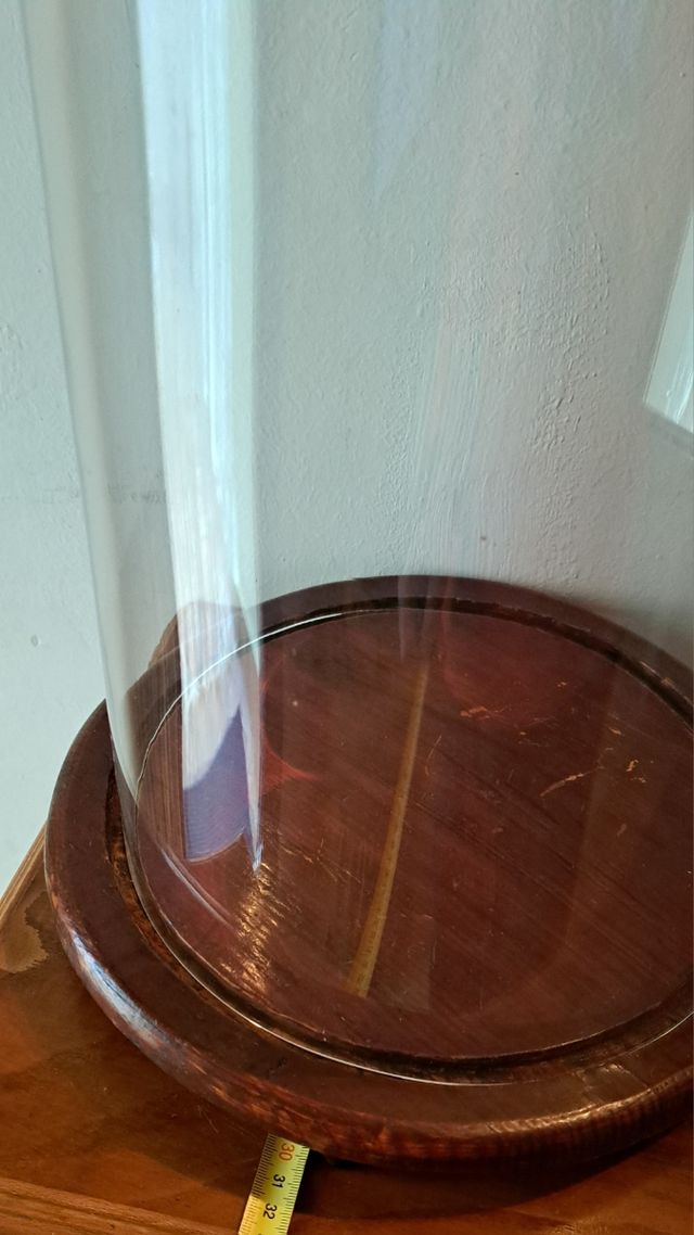 Antiguo fanal de cristal