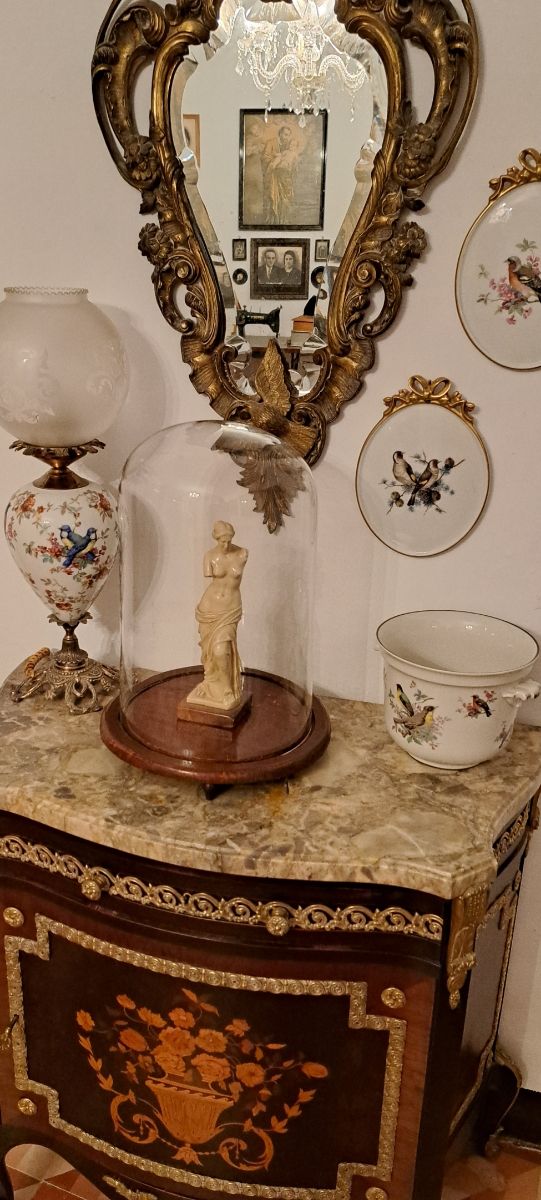 Antiguo fanal de cristal