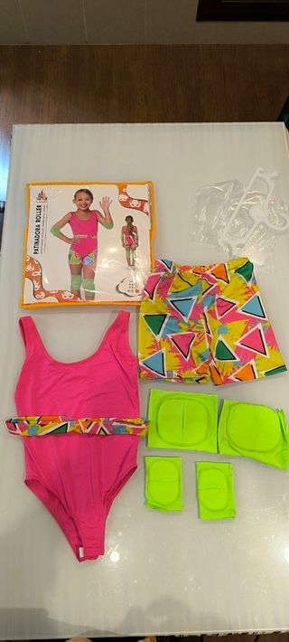 Disfraz patinadora tipo Barbie