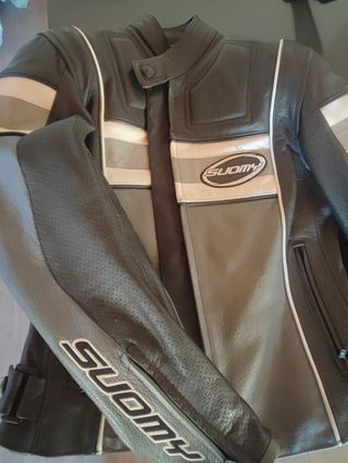 Giacca moto donna Suomy Piona Grigia