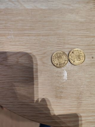 Monedas de 1 peseta antiguas