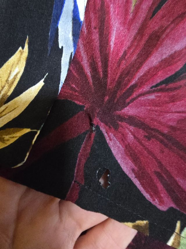 Camisa con flores mujer