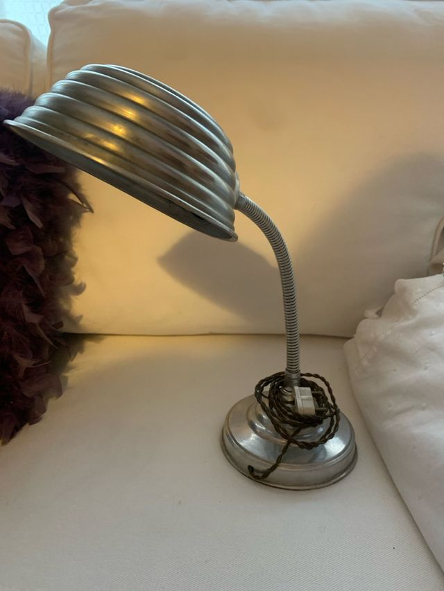 Lampara flexo de aluminio vintage