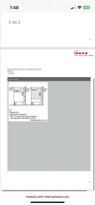 Placa induccion NEFF