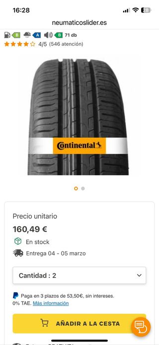 Neumatico 1Solo 1