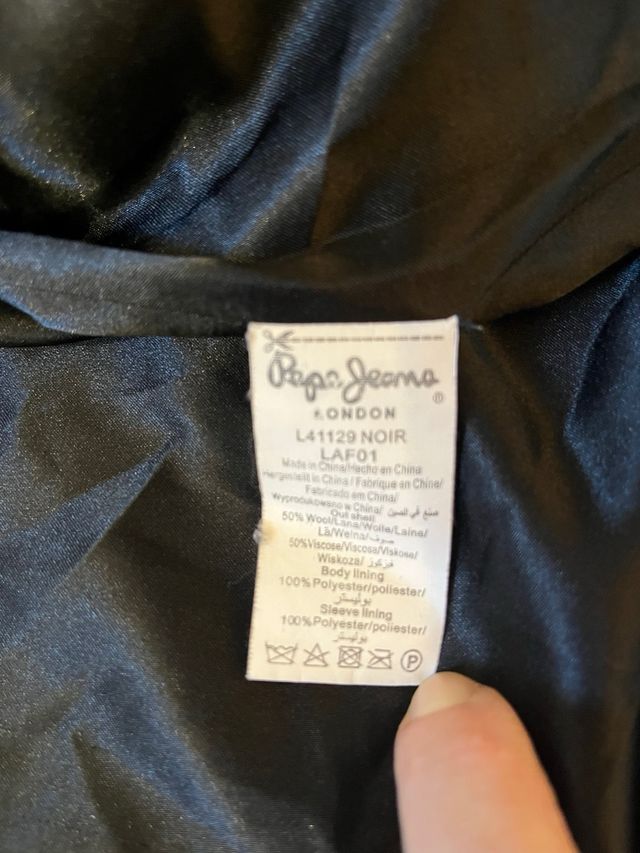 Chaqueta negra Pepe jeans“