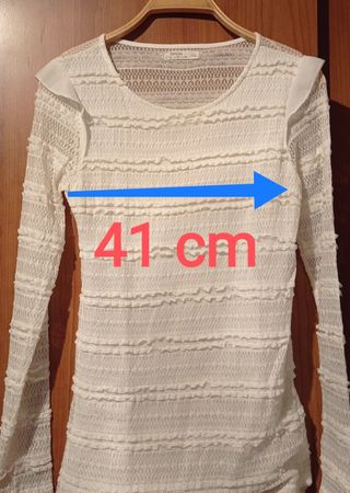 Camiseta encaje mujer Bershka