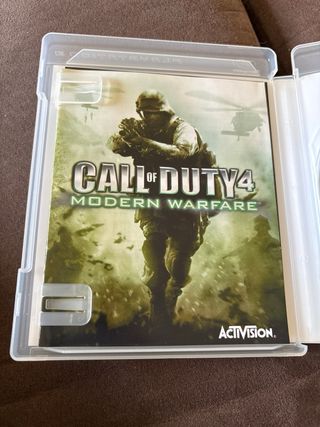 Call of Duty 4 Modern Warfare Juego del Año PS3