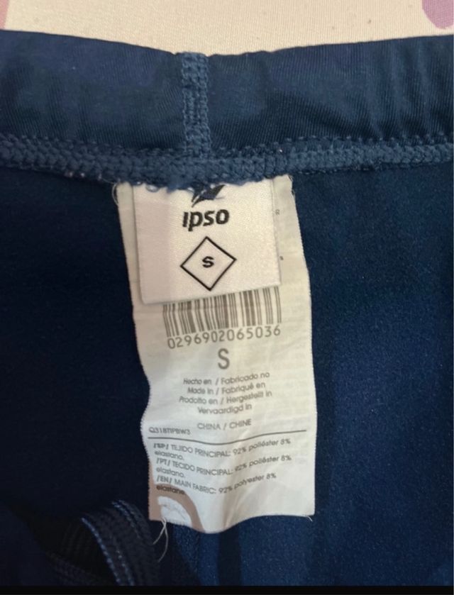 Malla deporte azul talla S