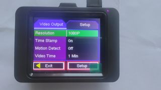 Cámara de salpicadero de coche, grabadora video