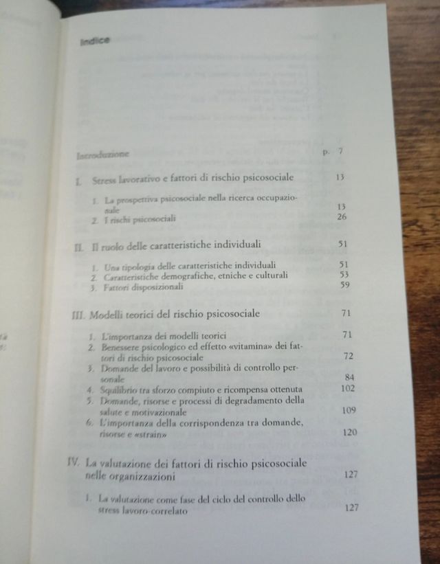 Stress e rischi psicosociali nelle organizzazioni. Valutare e controllare i fattori dello stress lavorativo