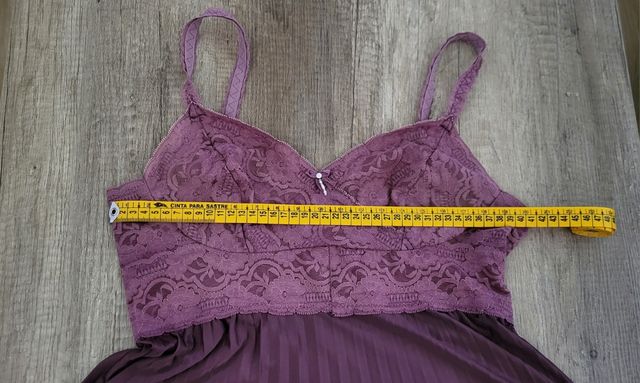 Camisón de tirantes largo T 44