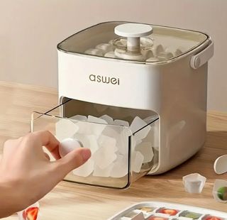 Secchio produttore di cubetti di ghiaccio manuale 