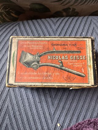 Máquina cortapelos manual vintage Nicolás Gesse co
