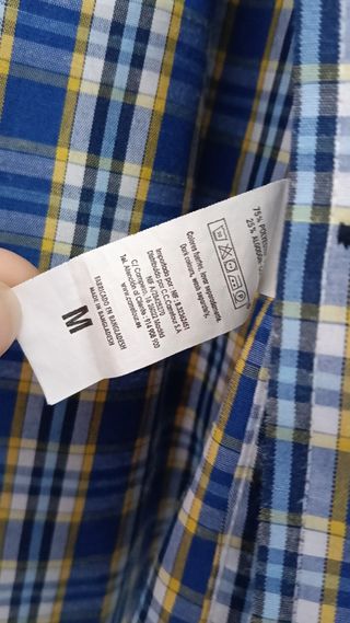 Pack 5 camisas de cuadros
