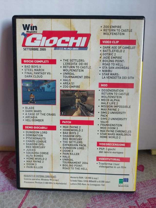 N 3 giochi PC completi più demo