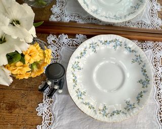 Set de té  de porcelana inglesa Royal standard