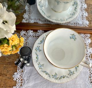 Set de té  de porcelana inglesa Royal standard