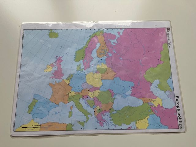 Mapa político/físico europa