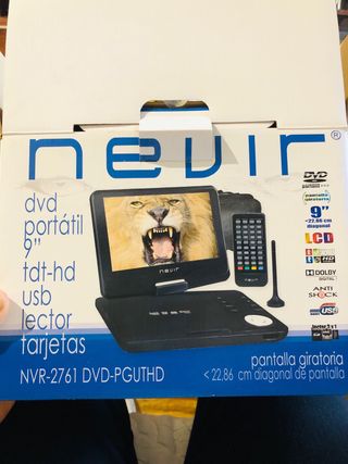 Dvd portatil 9 pulgadas