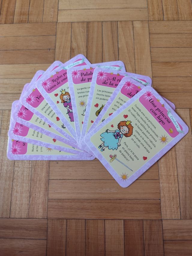 Tarjetas de 50 diversiones de princesas