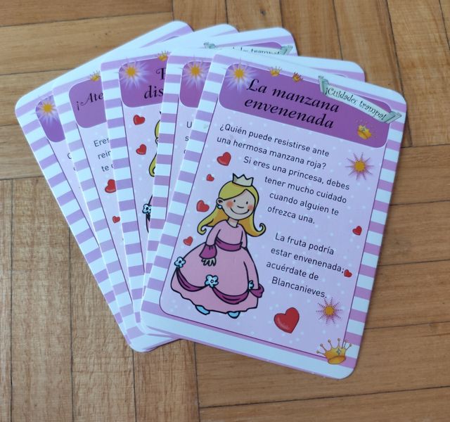 Tarjetas de 50 diversiones de princesas
