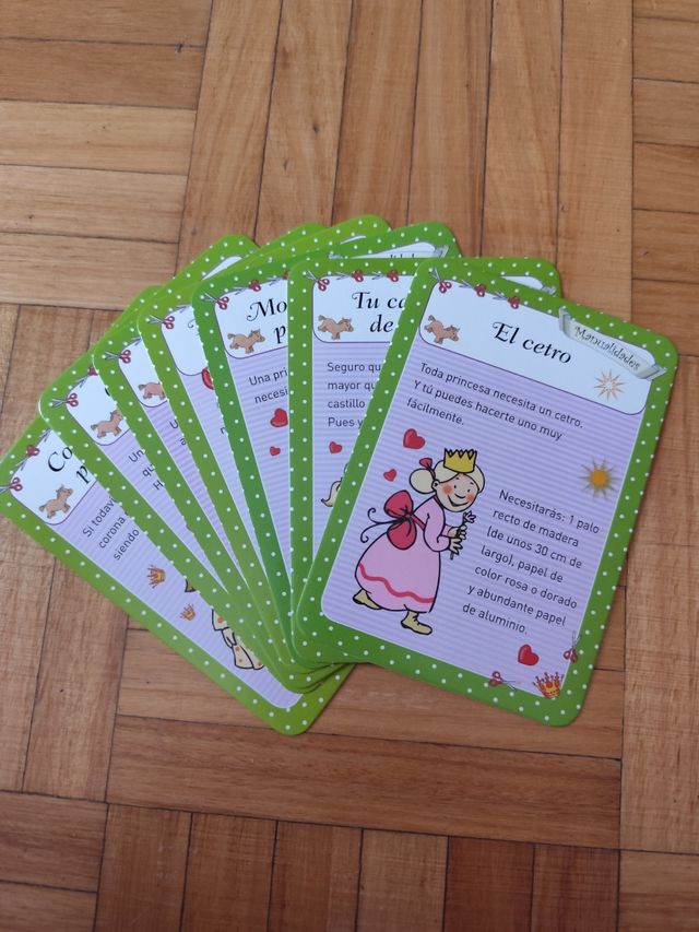 Tarjetas de 50 diversiones de princesas