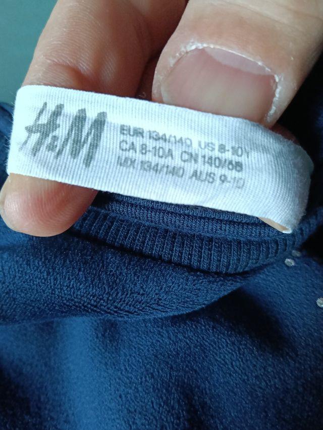 Felpa ciniglia bambina 10 anni