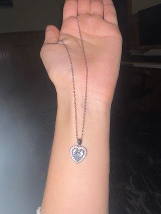 Anillo Pandora y Colgante Corazon de Circonitas 