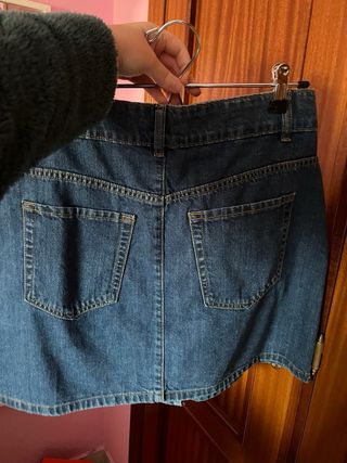 Falda vaquera botones