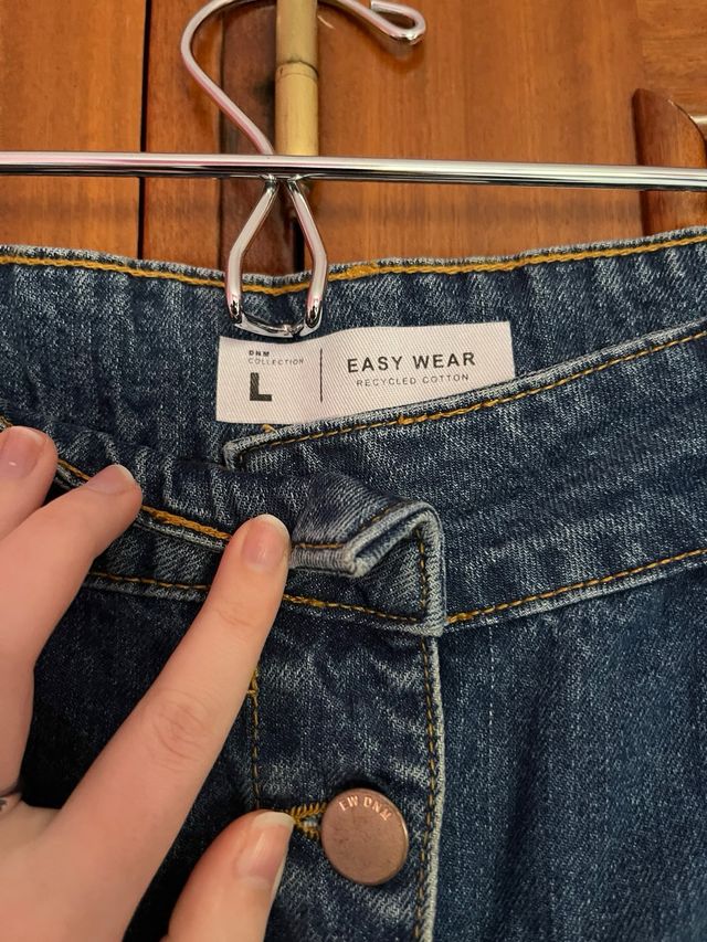 Falda vaquera botones