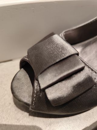 Zapatos salón gris  T-36
