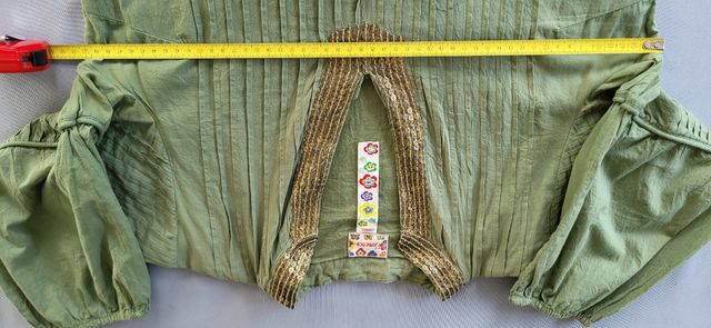 Vestido verde T 44 Flamenco