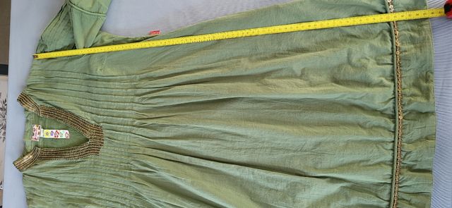 Vestido verde T 44 Flamenco